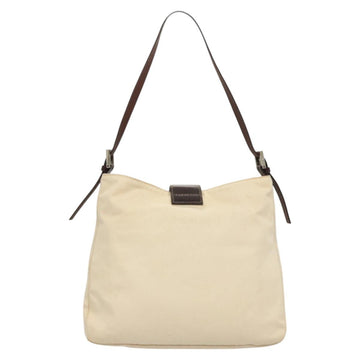 FENDI Shoulder Bag Canvas White Auth ep8951 - 0