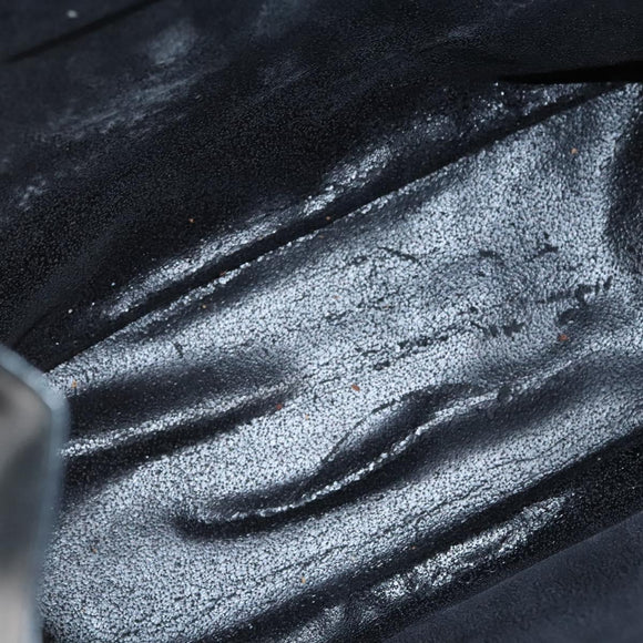 GUCCI Bamboo Body Bag Patent leather Black Gold Auth ep8958