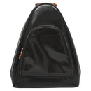 GUCCI Bamboo Body Bag Patent leather Black Gold Auth ep8958-13