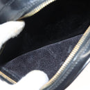 GUCCI Bamboo Body Bag Patent leather Black Gold Auth ep8958-11