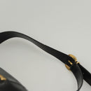 GUCCI Bamboo Body Bag Patent leather Black Gold Auth ep8958-8