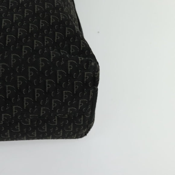 Christian Dior Trotter Canvas Shoulder Bag Black Auth ep8989