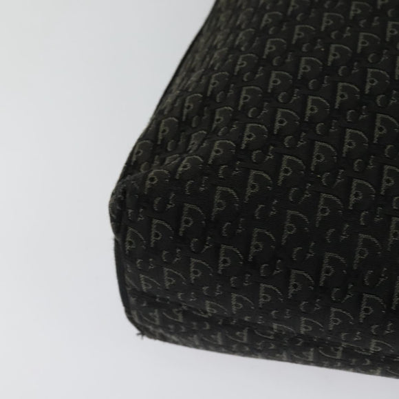 Christian Dior Trotter Canvas Shoulder Bag Black Auth ep8989