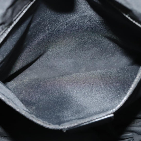 Christian Dior Trotter Canvas Shoulder Bag Black Auth ep8989