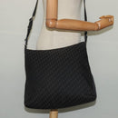 Christian Dior Trotter Canvas Shoulder Bag Black Auth ep8989-20