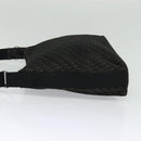 Christian Dior Trotter Canvas Shoulder Bag Black Auth ep8989-4