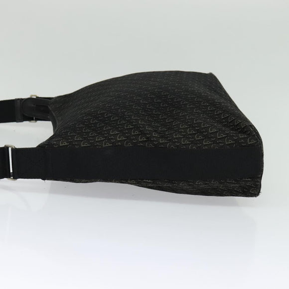 Christian Dior Trotter Canvas Shoulder Bag Black Auth ep8989