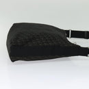 Christian Dior Trotter Canvas Shoulder Bag Black Auth ep8989-5