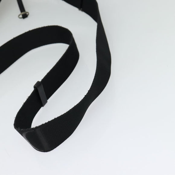 Christian Dior Trotter Canvas Shoulder Bag Black Auth ep8989