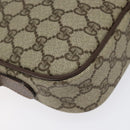 GUCCI GG Supreme Shoulder Bag PVC Beige Gold Auth ep8994-13