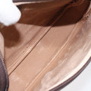 GUCCI GG Supreme Shoulder Bag PVC Beige Gold Auth ep8994-16