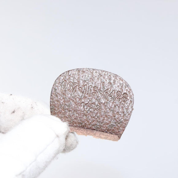 GUCCI GG Supreme Shoulder Bag PVC Beige Gold Auth ep8994