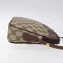 GUCCI GG Supreme Shoulder Bag PVC Beige Gold Auth ep8994-4