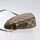 GUCCI GG Supreme Shoulder Bag PVC Beige Gold Auth ep8994-5