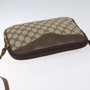 GUCCI GG Supreme Shoulder Bag PVC Beige Gold Auth ep8994-6