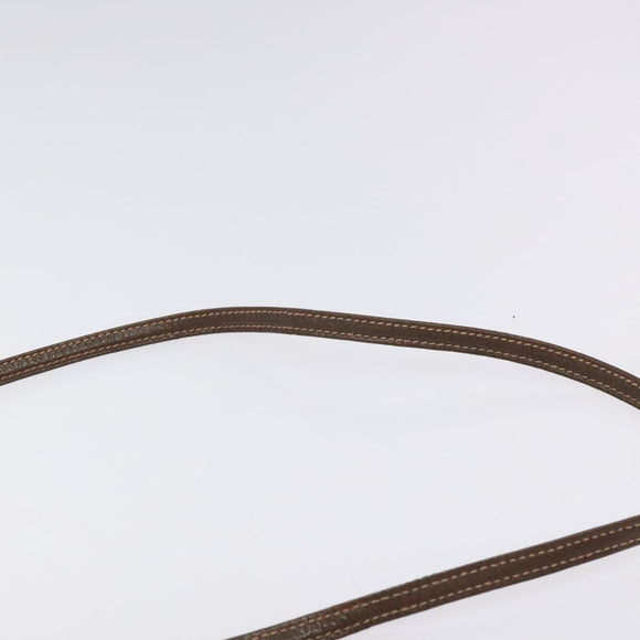 GUCCI GG Supreme Shoulder Bag PVC Beige Gold Auth ep8994