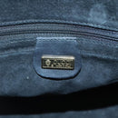 GUCCI Web Sherry Line Shoulder Bag Leather Black Gold 001 104 0918 Auth ep8999-18