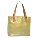 LOUIS VUITTON Monogram Vernis Houston Hand Bag Gris M91053 LV Auth ep9001-1