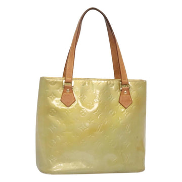 LOUIS VUITTON Monogram Vernis Houston Hand Bag Gris M91053 LV Auth ep9001