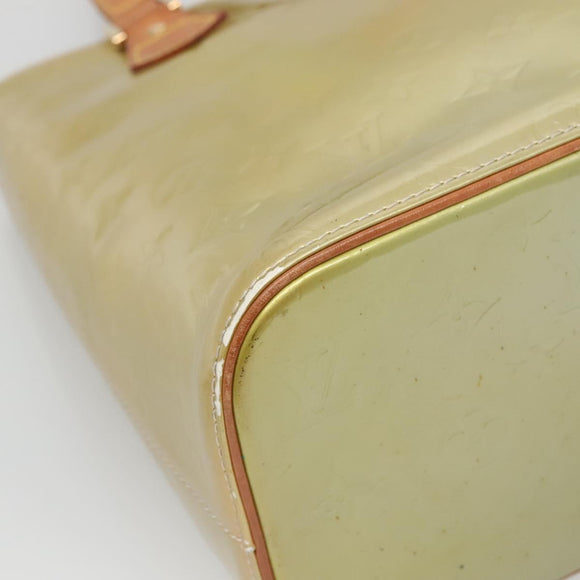 LOUIS VUITTON Monogram Vernis Houston Hand Bag Gris M91053 LV Auth ep9001