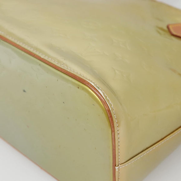 LOUIS VUITTON Monogram Vernis Houston Hand Bag Gris M91053 LV Auth ep9001