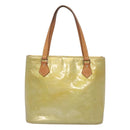 LOUIS VUITTON Monogram Vernis Houston Hand Bag Gris M91053 LV Auth ep9001-13