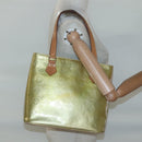 LOUIS VUITTON Monogram Vernis Houston Hand Bag Gris M91053 LV Auth ep9001-22