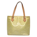 LOUIS VUITTON Monogram Vernis Houston Hand Bag Gris M91053 LV Auth ep9001-2