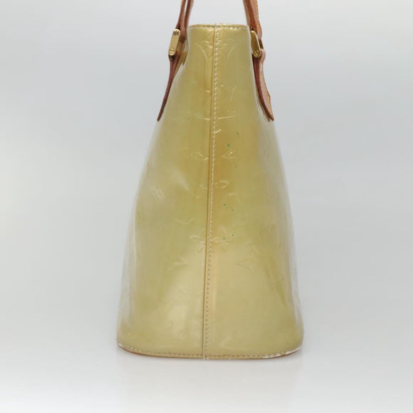 LOUIS VUITTON Monogram Vernis Houston Hand Bag Gris M91053 LV Auth ep9001