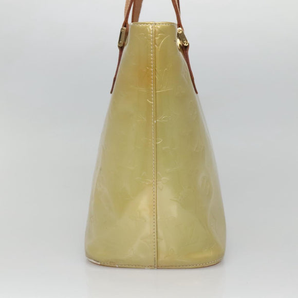 LOUIS VUITTON Monogram Vernis Houston Hand Bag Gris M91053 LV Auth ep9001