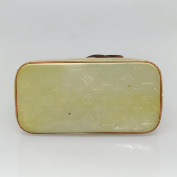 LOUIS VUITTON Monogram Vernis Houston Hand Bag Gris M91053 LV Auth ep9001