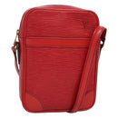 LOUIS VUITTON Epi Danube Shoulder Bag Red M45637 LV Auth ep9002-1