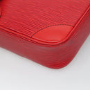 LOUIS VUITTON Epi Danube Shoulder Bag Red M45637 LV Auth ep9002-16