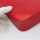 LOUIS VUITTON Epi Danube Shoulder Bag Red M45637 LV Auth ep9002-17