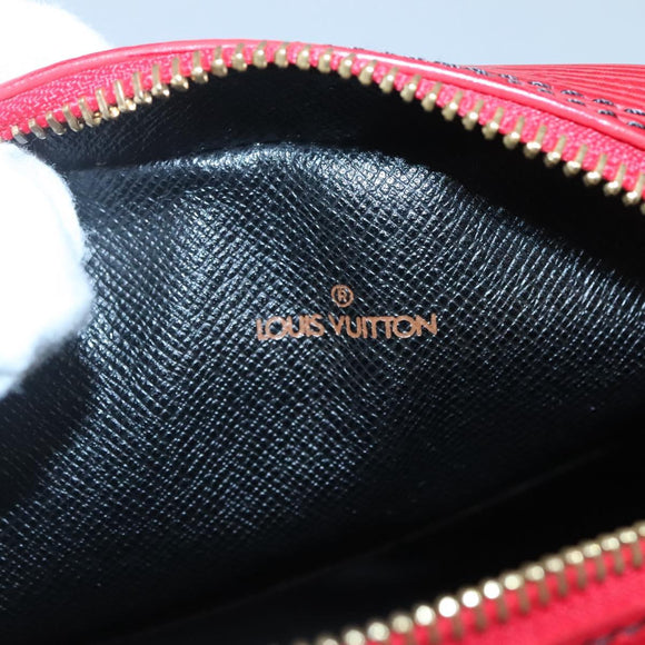 LOUIS VUITTON Epi Danube Shoulder Bag Red M45637 LV Auth ep9002