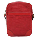 LOUIS VUITTON Epi Danube Shoulder Bag Red M45637 LV Auth ep9002-13
