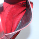 LOUIS VUITTON Epi Danube Shoulder Bag Red M45637 LV Auth ep9002-11