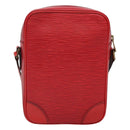 LOUIS VUITTON Epi Danube Shoulder Bag Red M45637 LV Auth ep9002-2