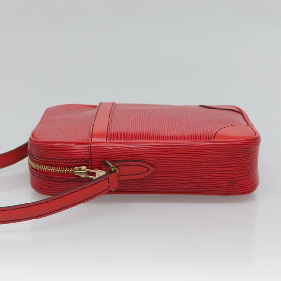 LOUIS VUITTON Epi Danube Shoulder Bag Red M45637 LV Auth ep9002