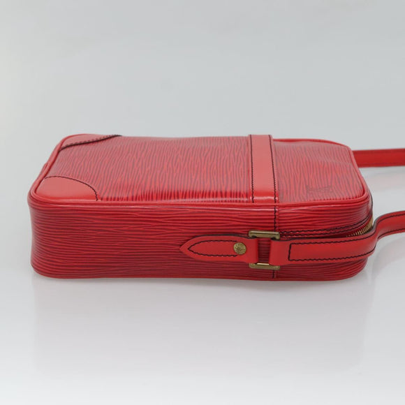 LOUIS VUITTON Epi Danube Shoulder Bag Red M45637 LV Auth ep9002