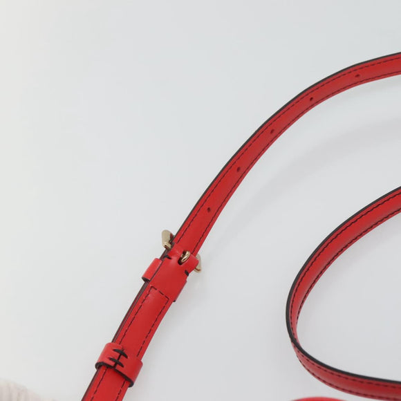 LOUIS VUITTON Epi Danube Shoulder Bag Red M45637 LV Auth ep9002