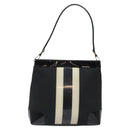 GUCCI Shoulder Bag Canvas Gold Black 001 4231 001998 Auth ep9008-3