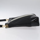 GUCCI Shoulder Bag Canvas Gold Black 001 4231 001998 Auth ep9008-5