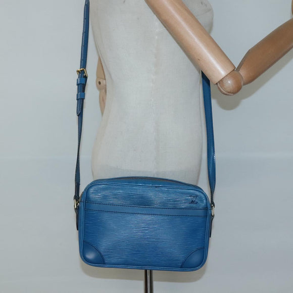 LOUIS VUITTON Epi Trocadero 23 Shoulder Bag Blue M52305 LV Auth ep9014