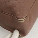 GUCCI Bamboo Hand Bag Leather 2way Pink Gold 282345 Auth ep9020-10