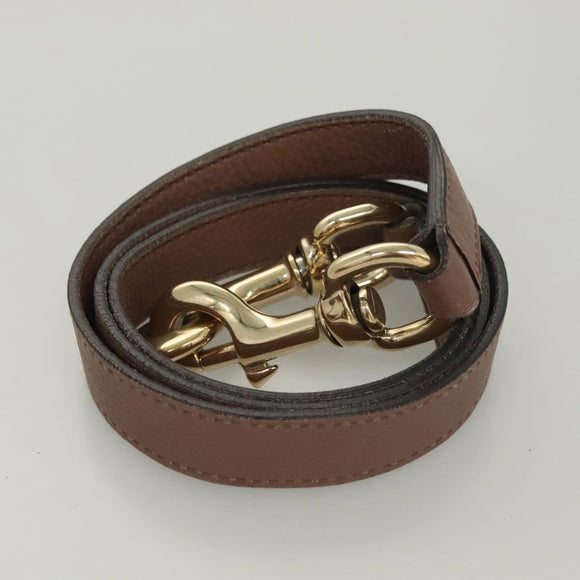 GUCCI Bamboo Hand Bag Leather 2way Pink Gold 282345 Auth ep9020