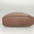 GUCCI Bamboo Hand Bag Leather 2way Pink Gold 282345 Auth ep9020-9