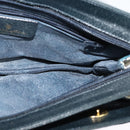 GUCCI GG Supreme Sherry Line Shoulder Bag PVC Navy Gold 904 02 029 Auth ep9030-17