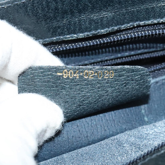 GUCCI GG Supreme Sherry Line Shoulder Bag PVC Navy Gold 904 02 029 Auth ep9030