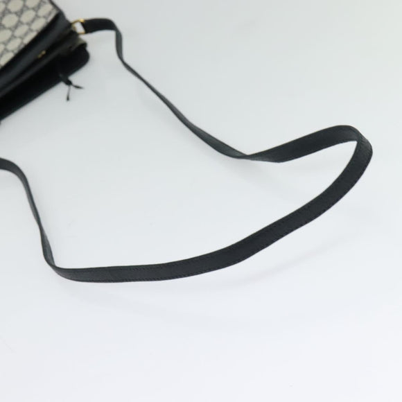 GUCCI GG Supreme Sherry Line Shoulder Bag PVC Navy Gold 904 02 029 Auth ep9030